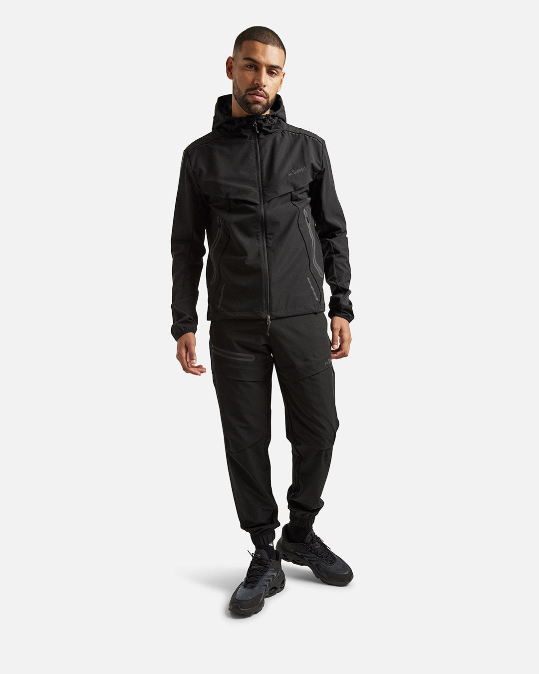 Scampia Scalare Tracksuit - Grey/Black  - Footkorner - Footkorner