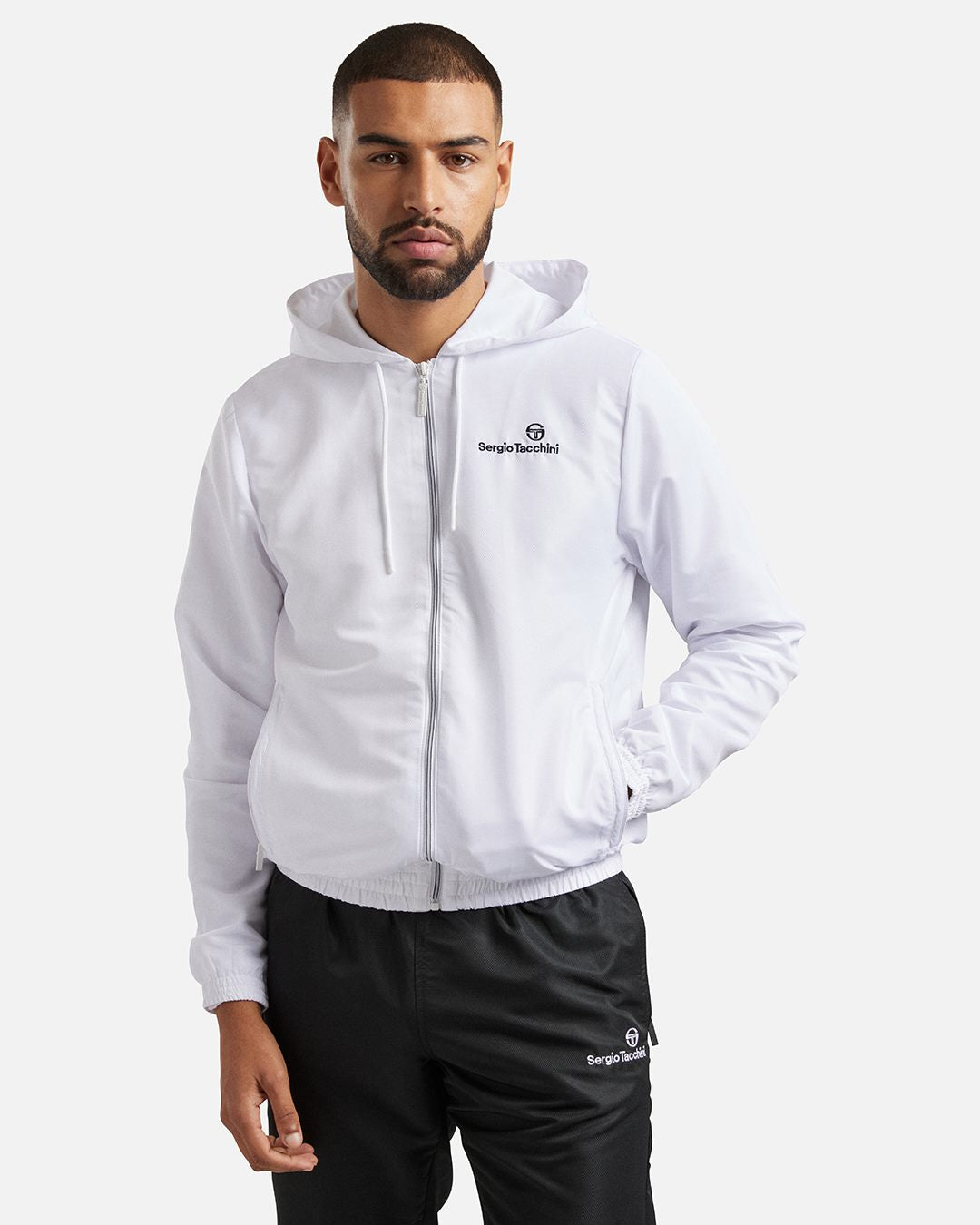 Survêtement Sergio Tacchini Carson - Blanc/Noir
