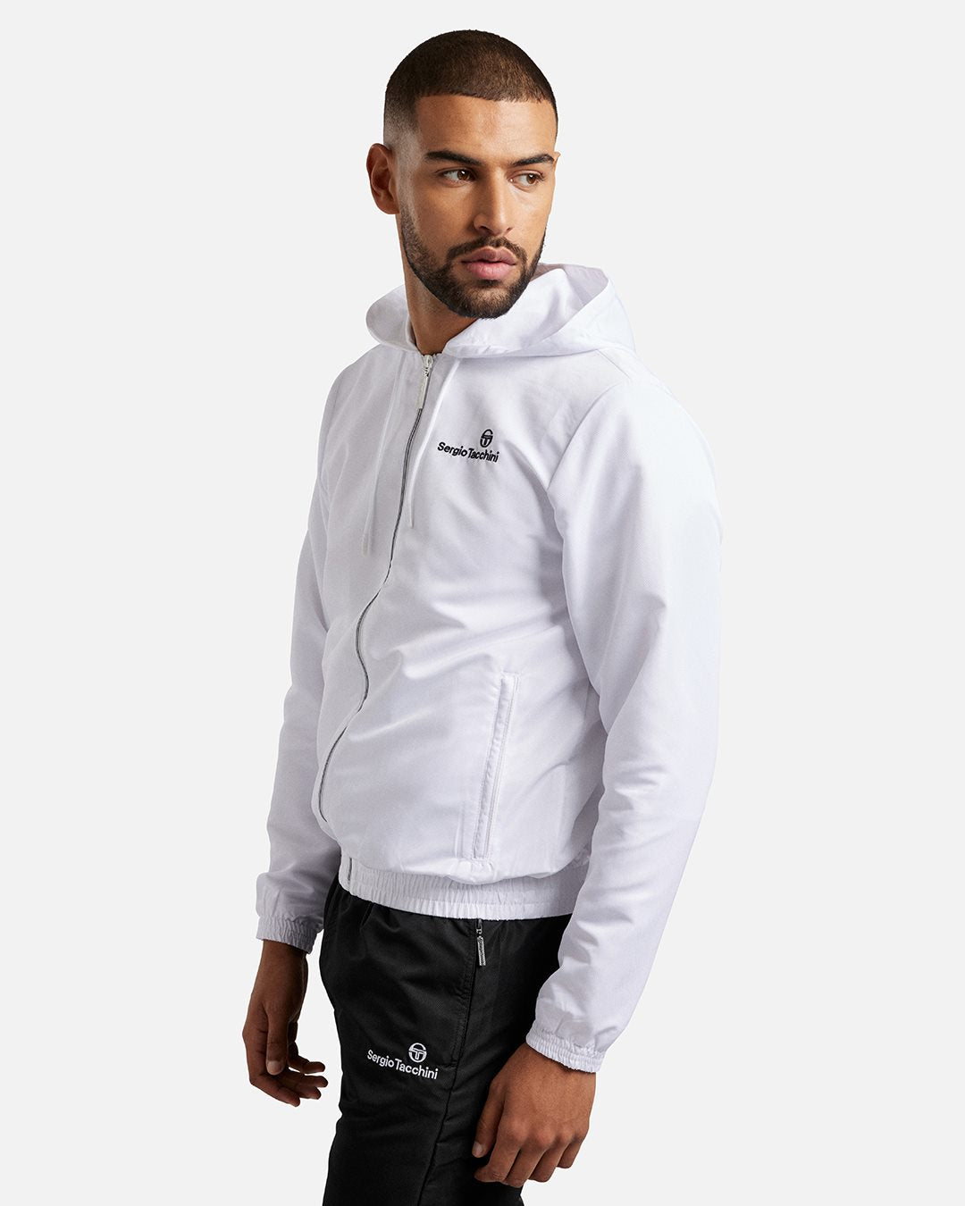 Survêtement Sergio Tacchini Carson - Blanc/Noir