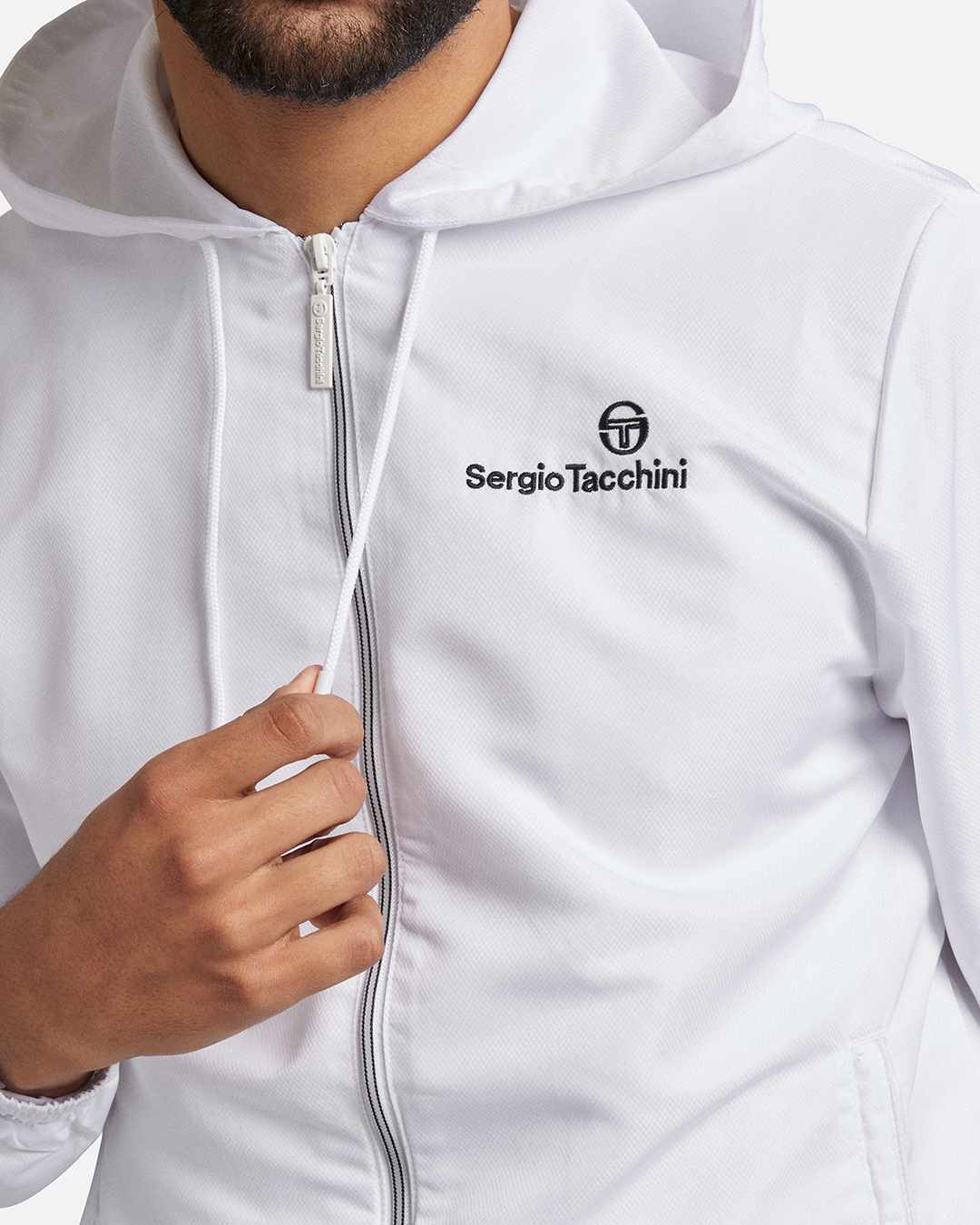 Survêtement Sergio Tacchini Carson - Blanc/Noir