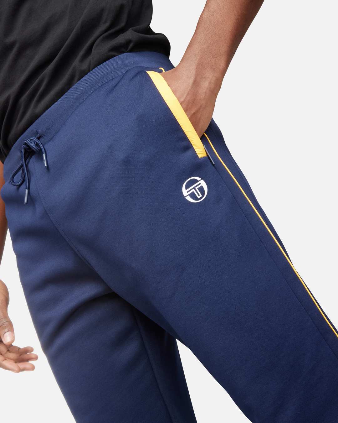 Trainingsanzug Sergio Tacchini Innesto - Marineblau/Weiß