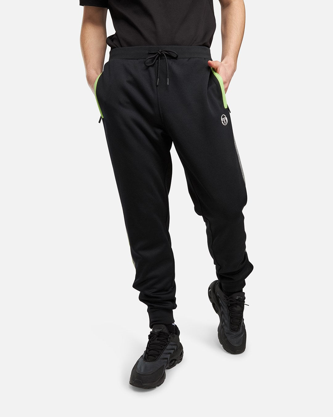 Tuta Sergio Tacchini Innesto - Nera/Verde