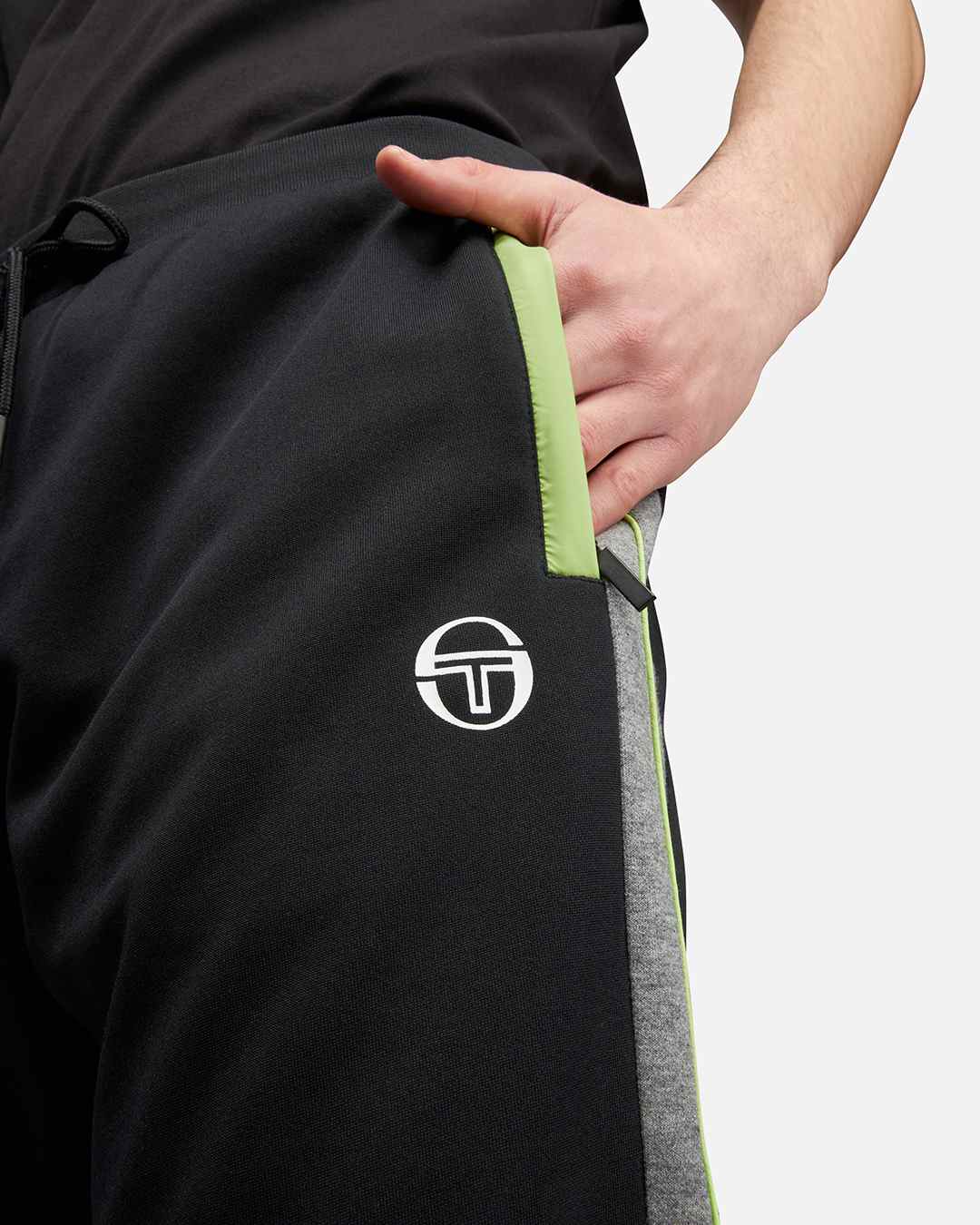 Tuta Sergio Tacchini Innesto - Nera/Verde