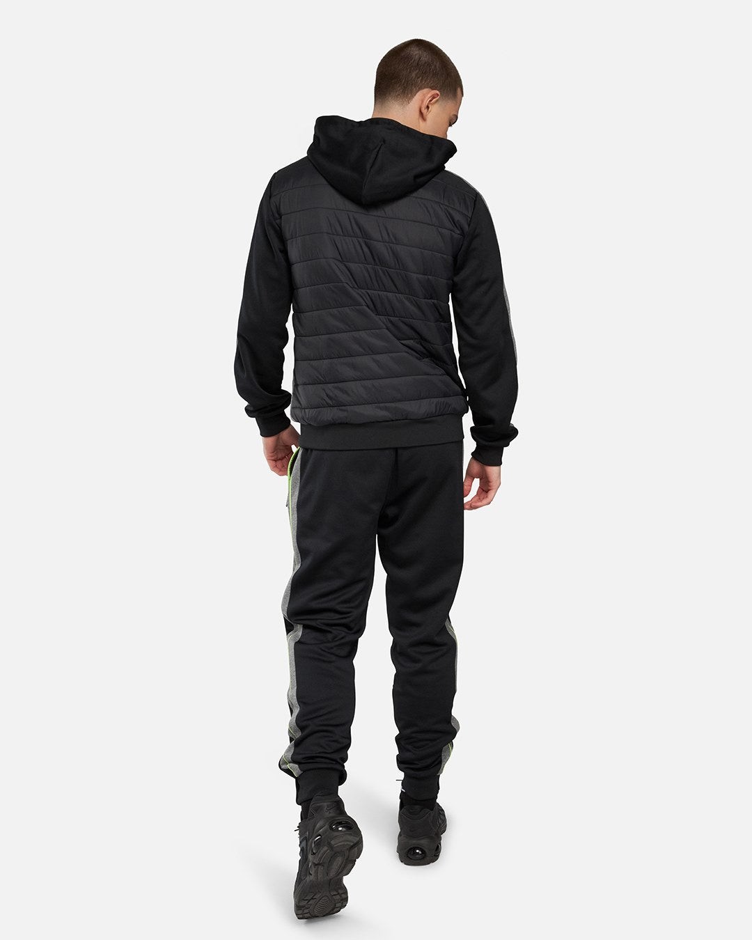 Tuta Sergio Tacchini Innesto - Nera/Verde