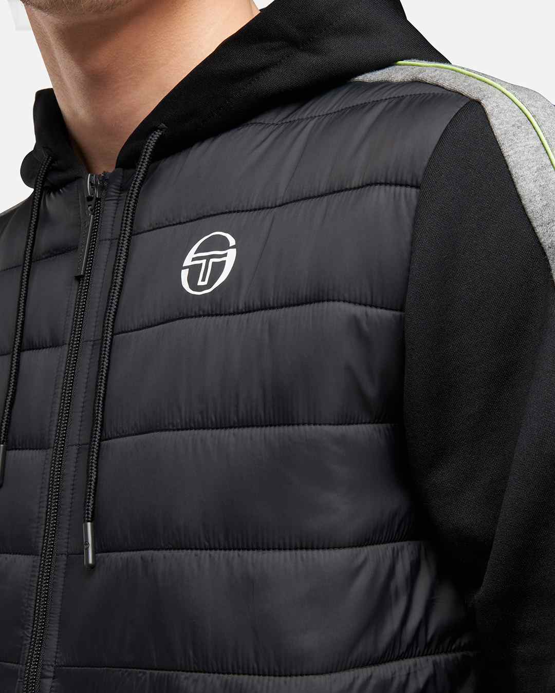 Tuta Sergio Tacchini Innesto - Nera/Verde
