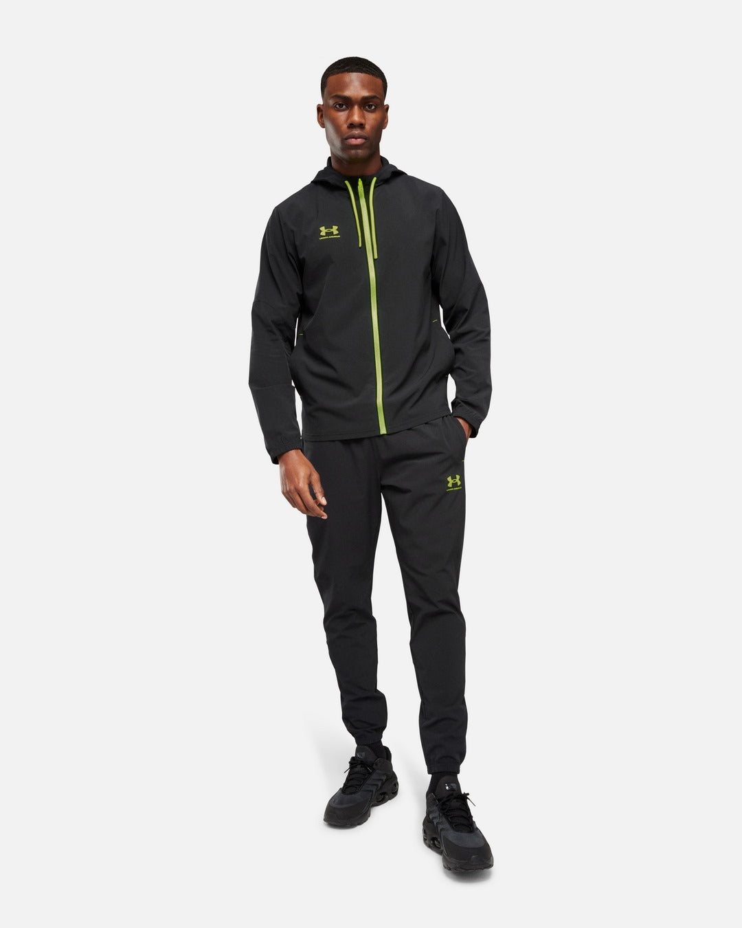 Survêtement Under Armour - Noir/Vert