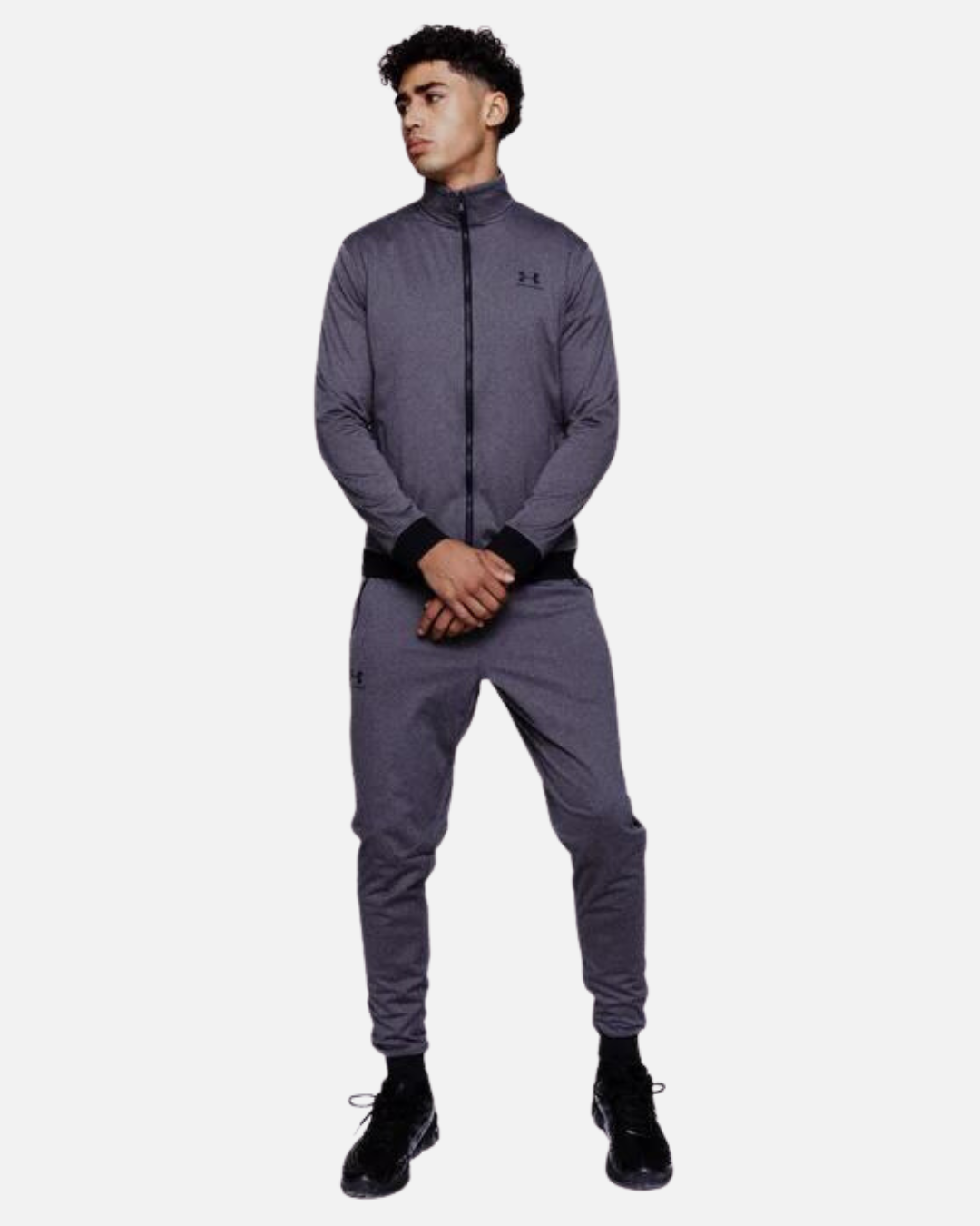 Under Armor Grey/Black - Footkorner Tracksuit Sportstyle –