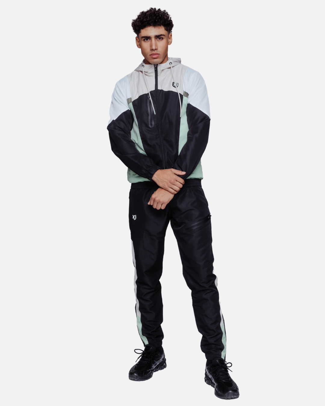FK Diamond X Tracksuit Black Green White Footkorner