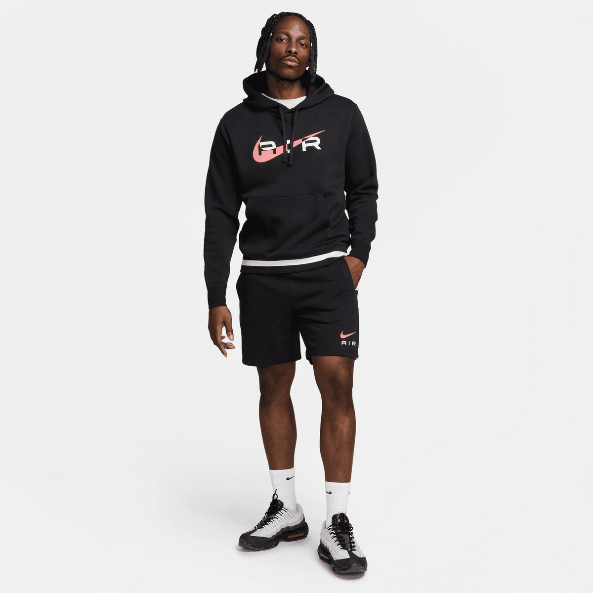 Nike Air Hoodie - Black/Red