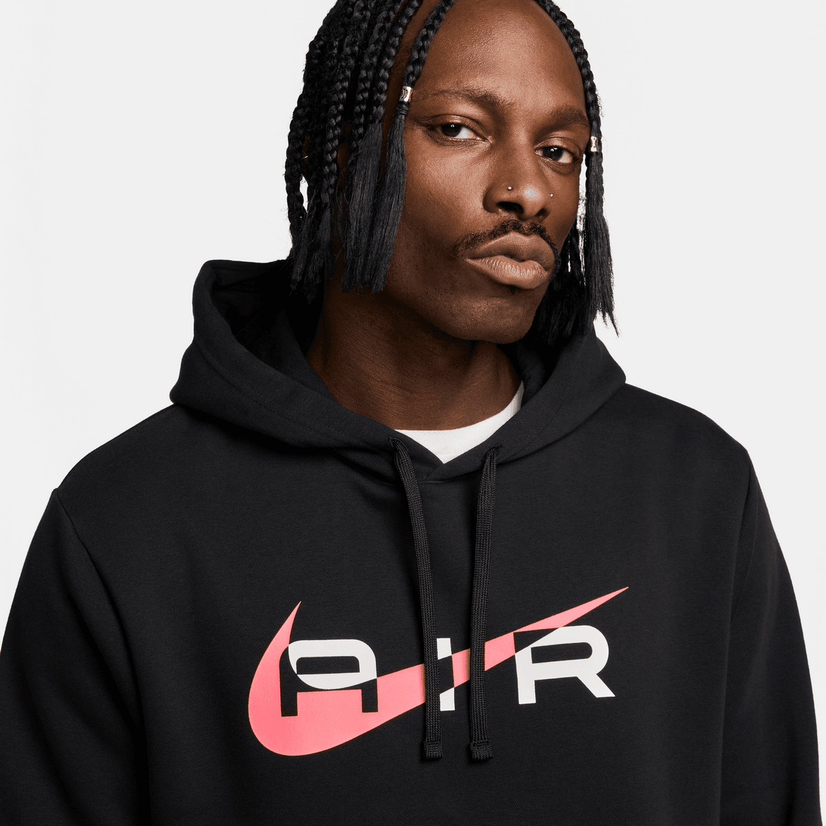 Nike Air Hoodie - Black/Red