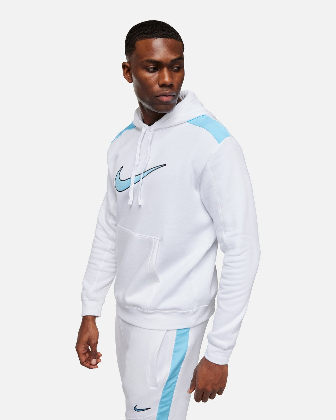 Nike Sportswear Hoodie - White/Blue