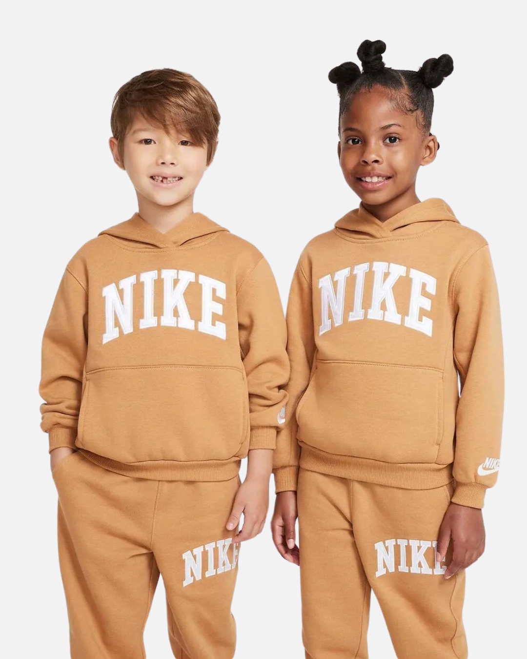 Sweat à capuche Nike Fleece Junior - Camel