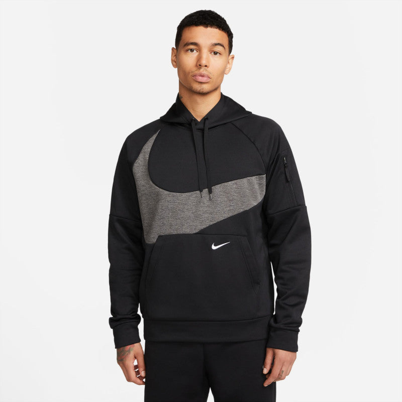 Sweat à capuche Nike Therma-Fit - Noir/Gris