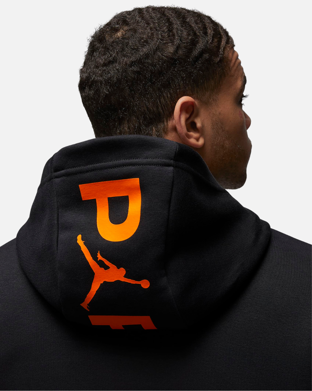 Sweat à capuche PSG Fleece - Noir/Gris/Orange