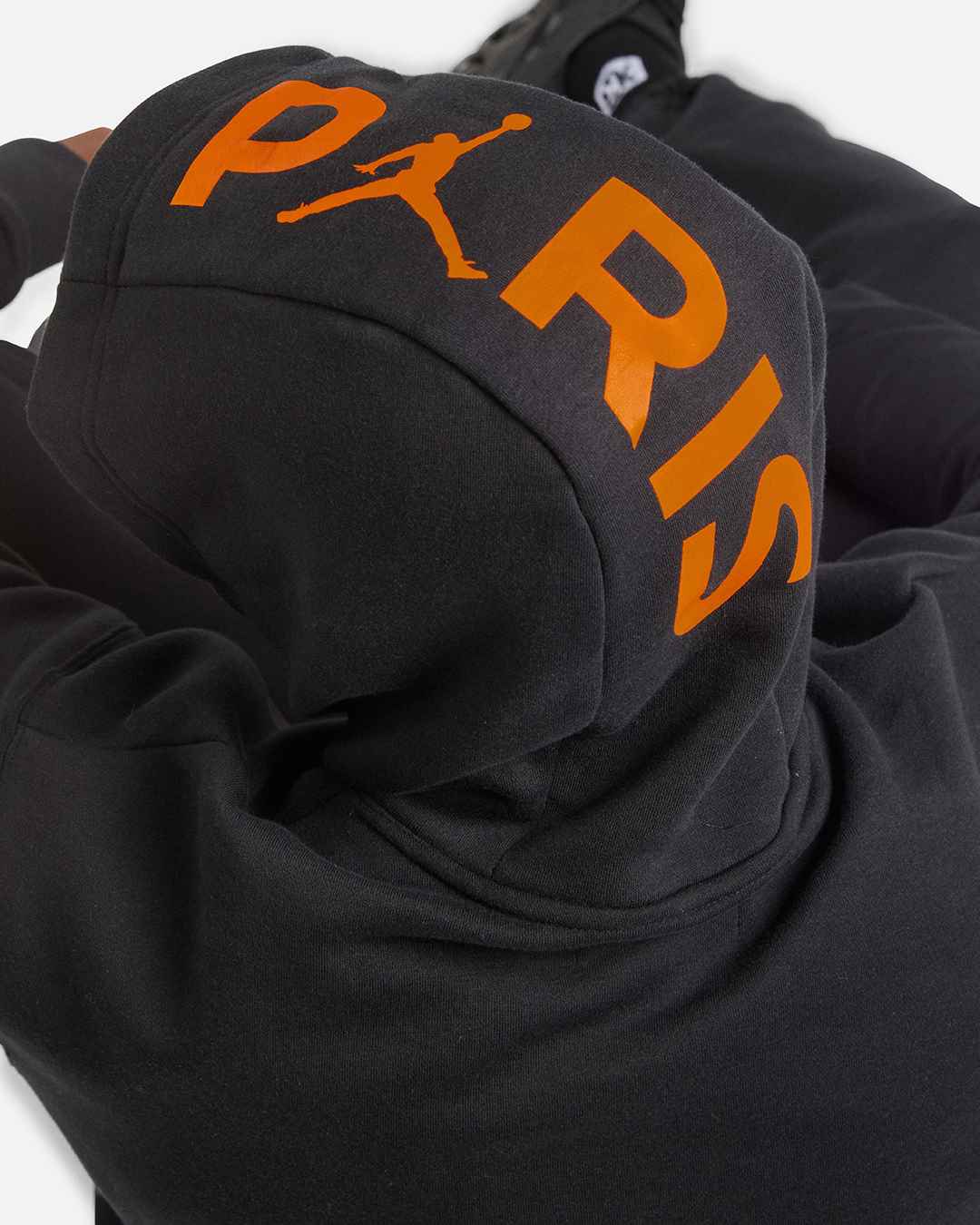 Sweat à capuche PSG Fleece - Noir/Gris/Orange