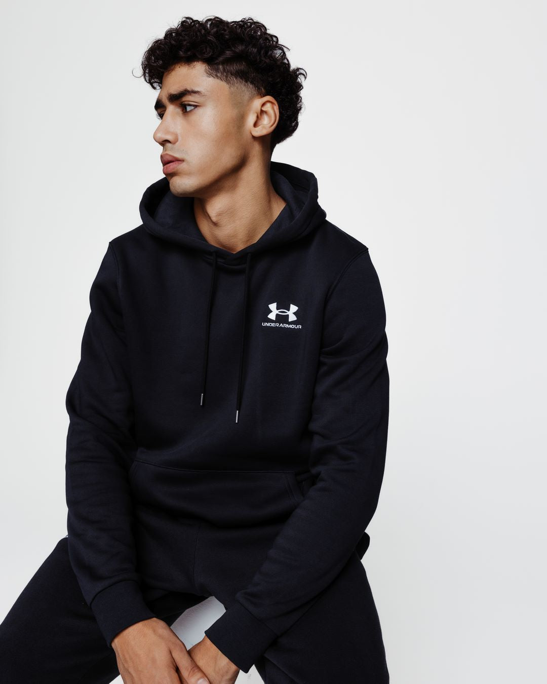 Sweat capuche Under Armour Essential - Noir