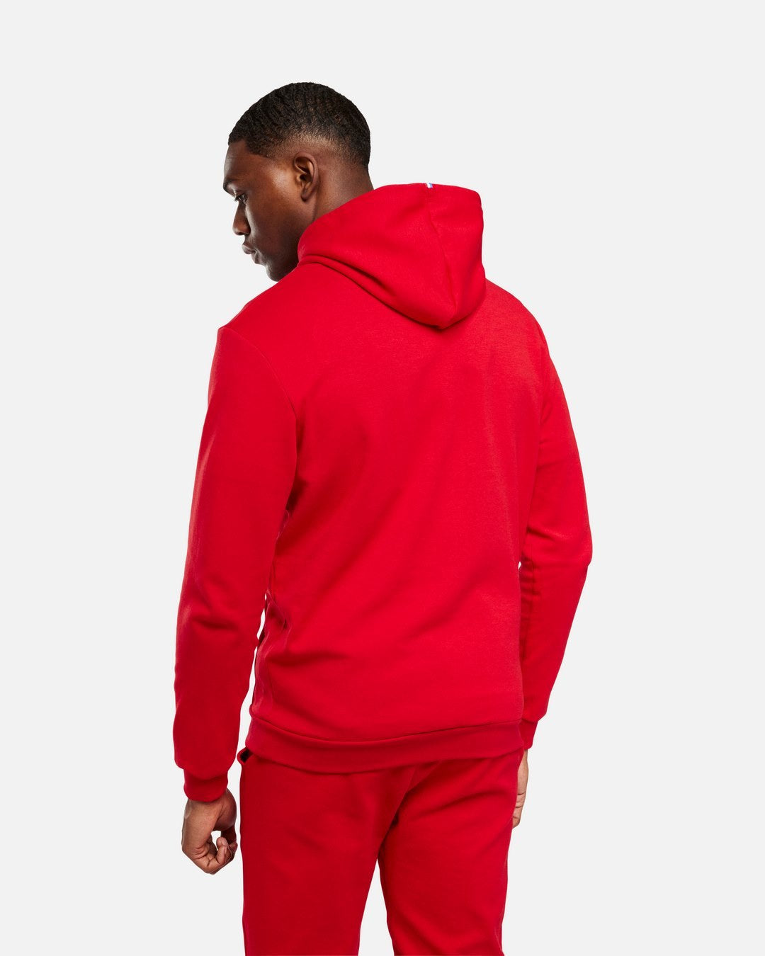 Le Coq Sportif Essentials Kapuzenpullover – Rot