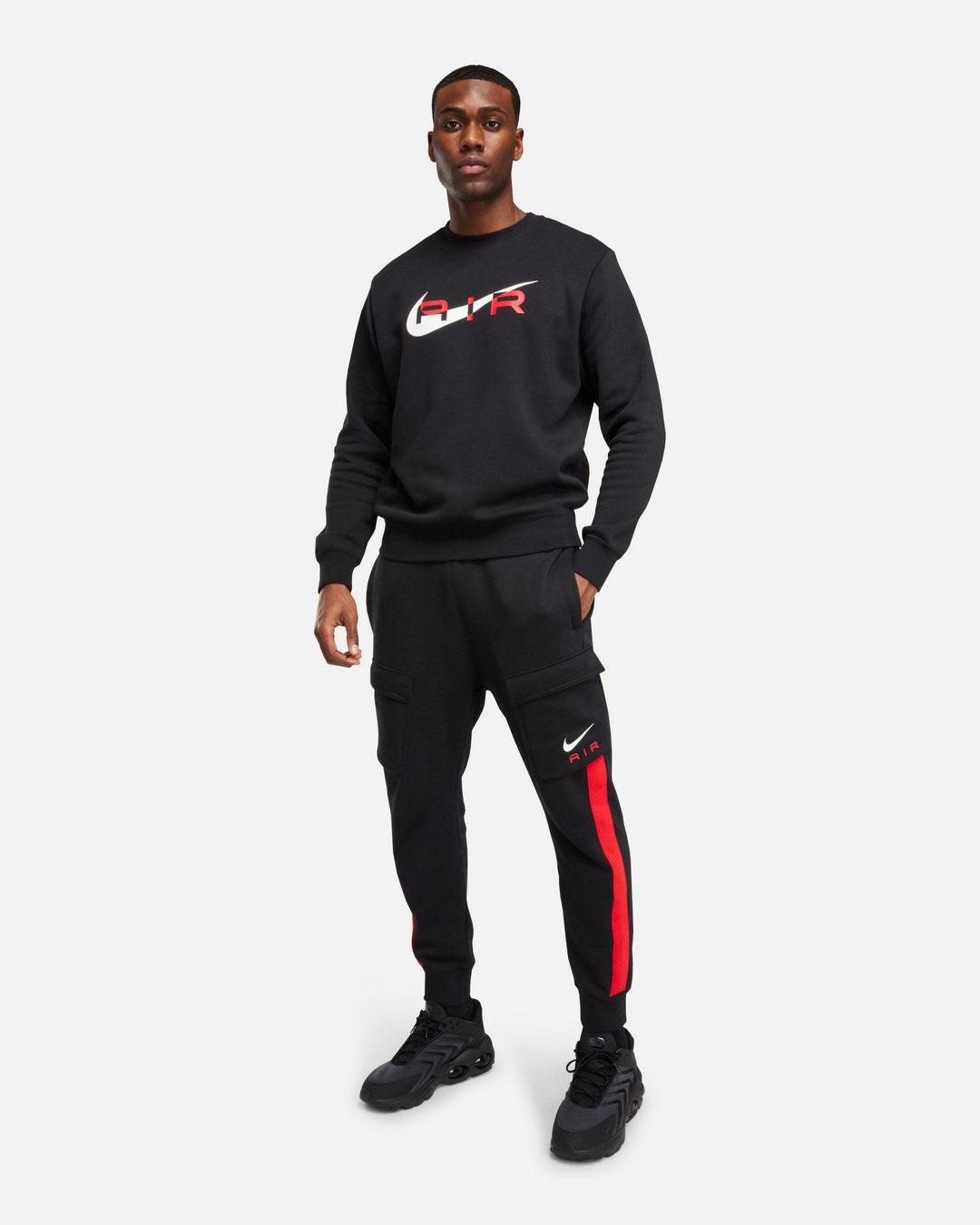 Sweat Nike Air - Noir/Blanc/Rouge