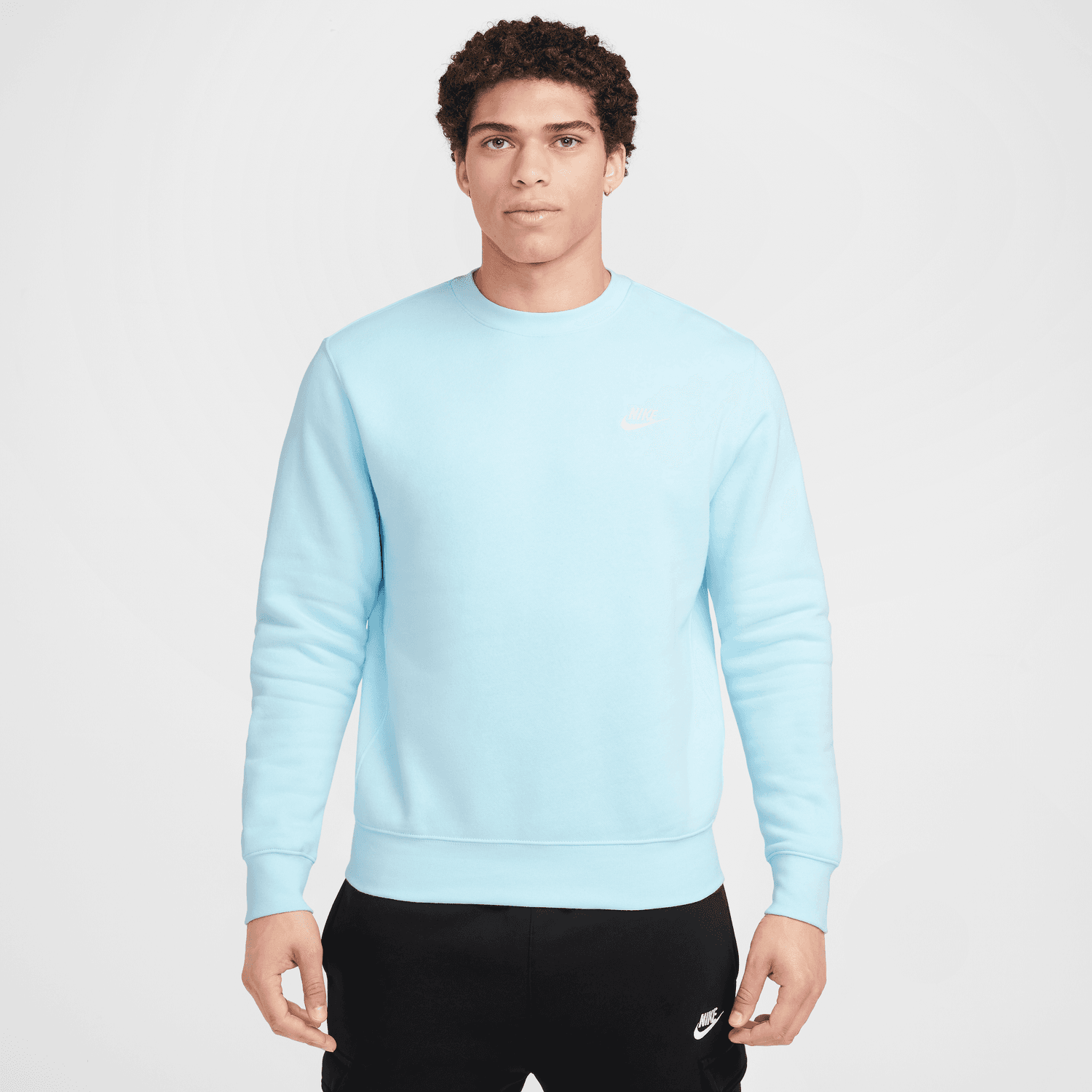 Crew Sweatshirt Nike Pullover Babyblau Crewneck Sweatshirt