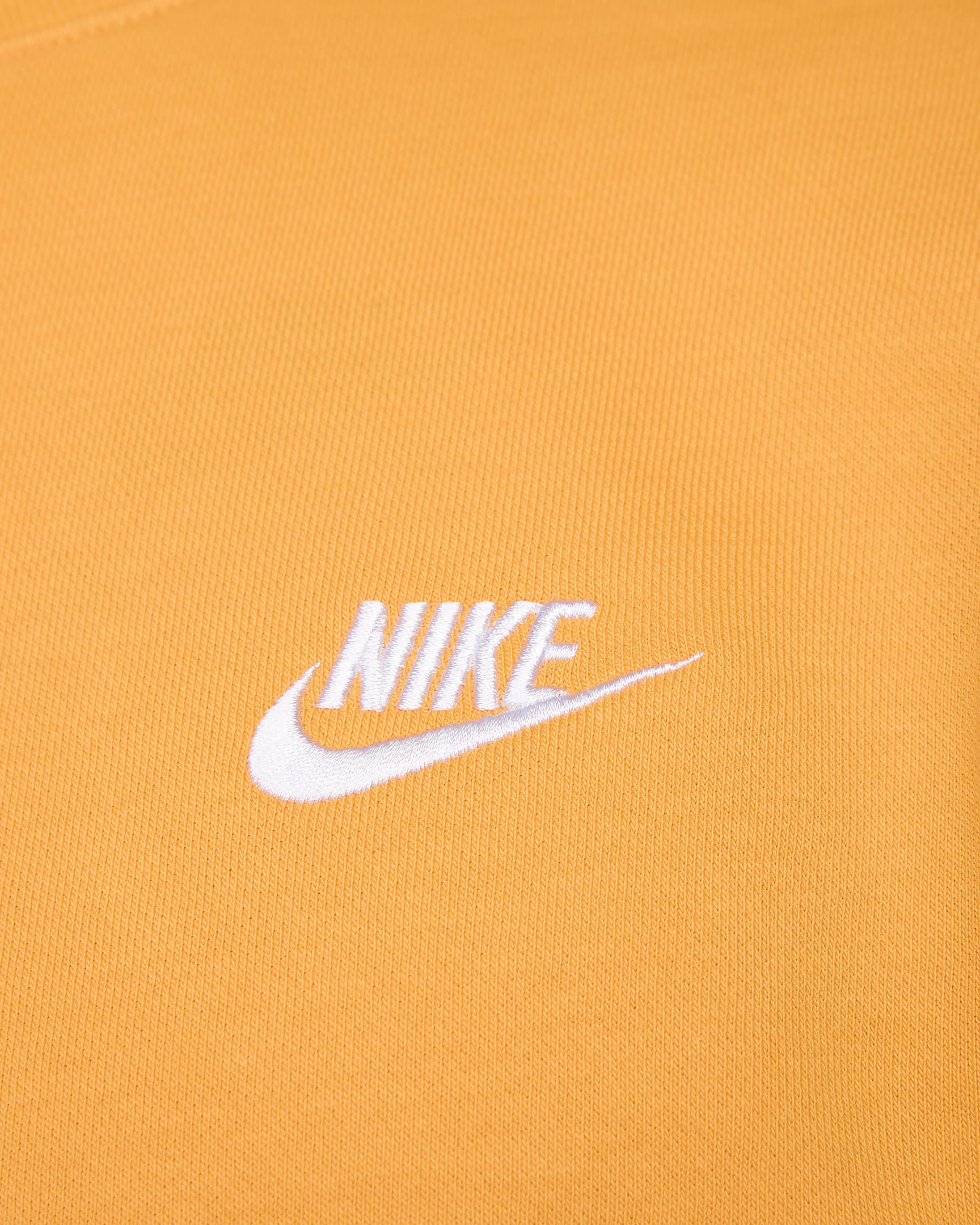 Sudadera Nike Sportswear Club - Naranja/Blanco