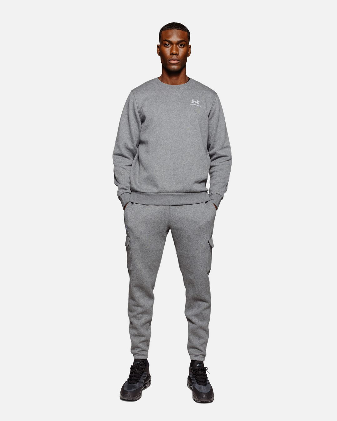 Felpa in pile Under Armour Essential - Grigia
