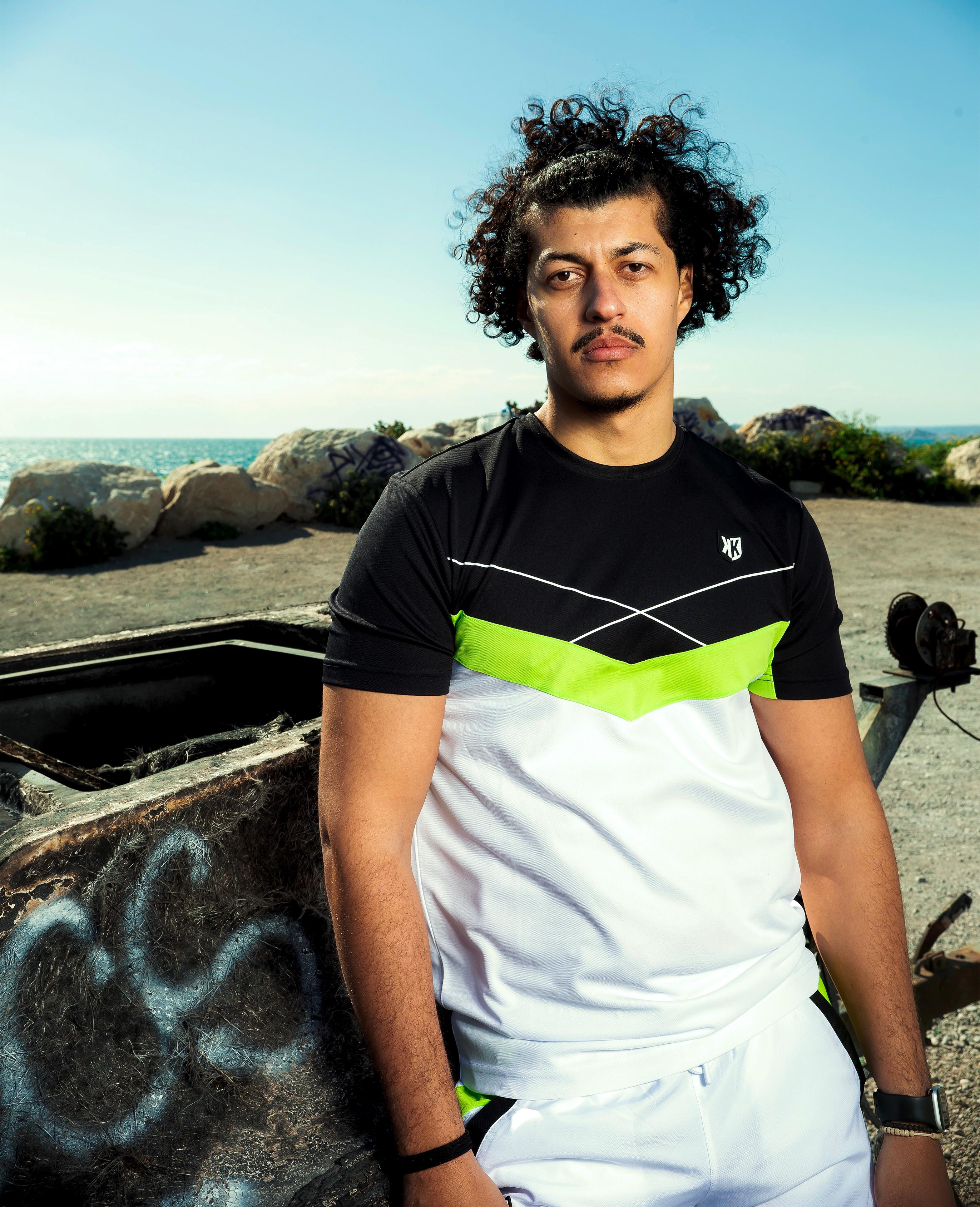FK Game T-shirt - Black/White/Green