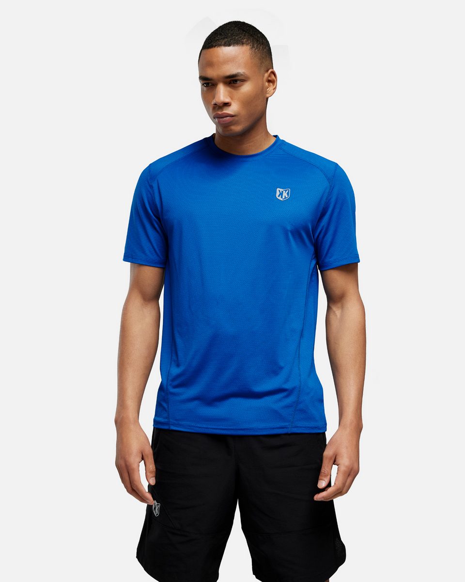 T-shirt FK Performance Record - Blu