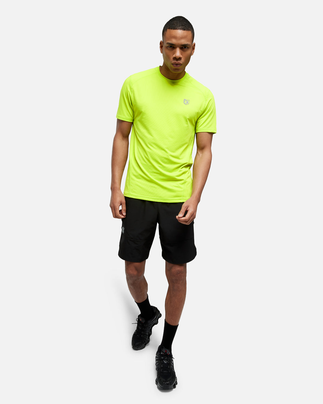 Camiseta FK Performance Record - Amarillo Flúor