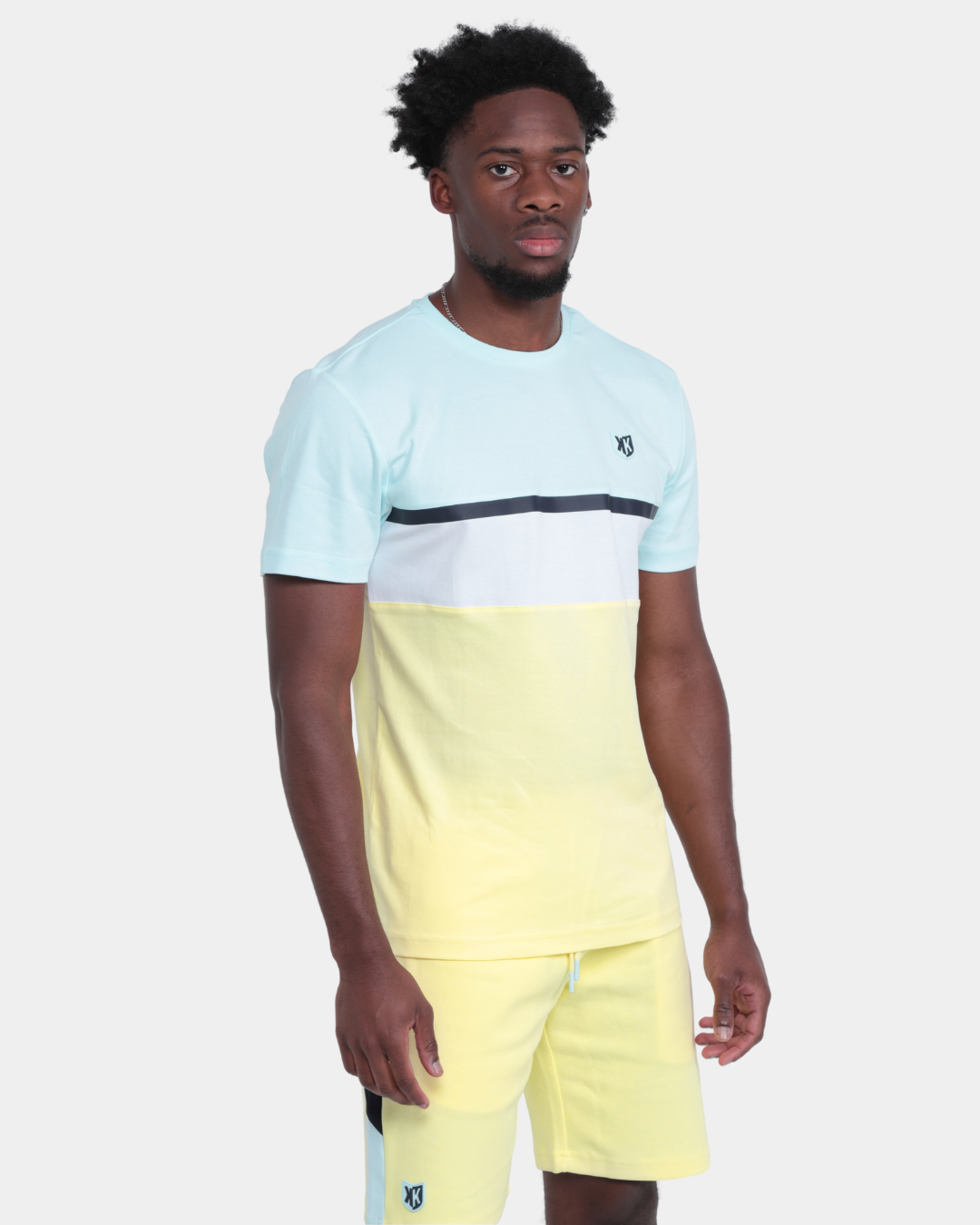 FK Sicarios Pastel T-shirt - Blue/White/Yellow