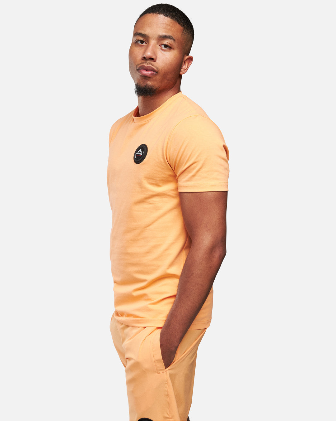 T-Shirt Helvetica Ajaccio - Orange