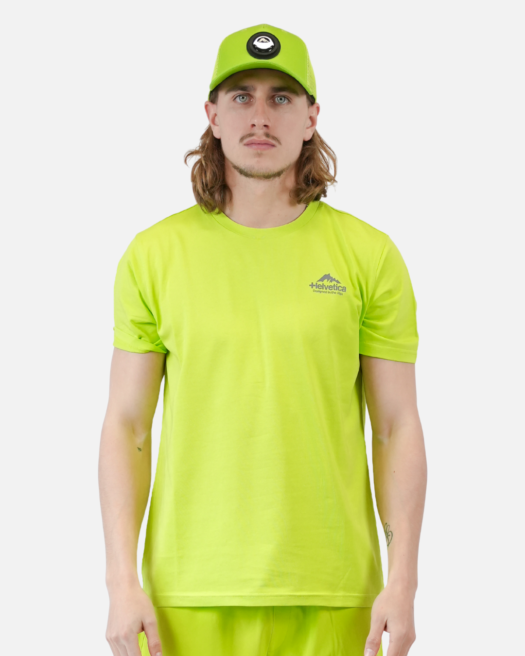 Camiseta Helvetica Yucatán - Azul turquesa - Footkorner - Footkorner