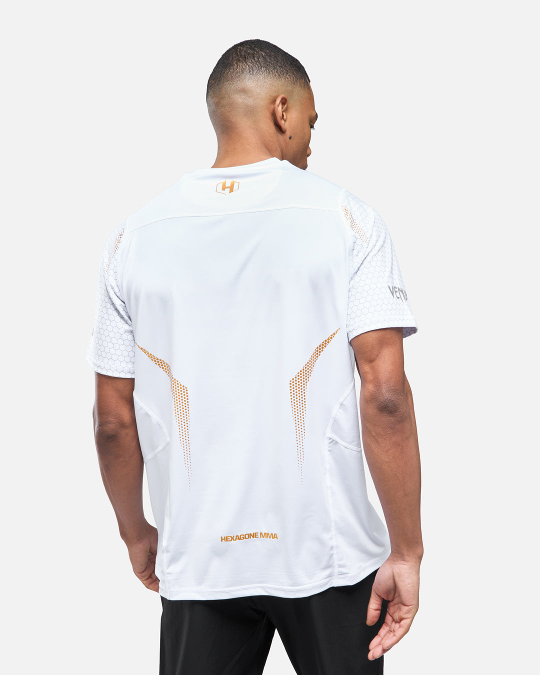 Camiseta FK x Venum Hexagone MMA - Blanco/Dorado