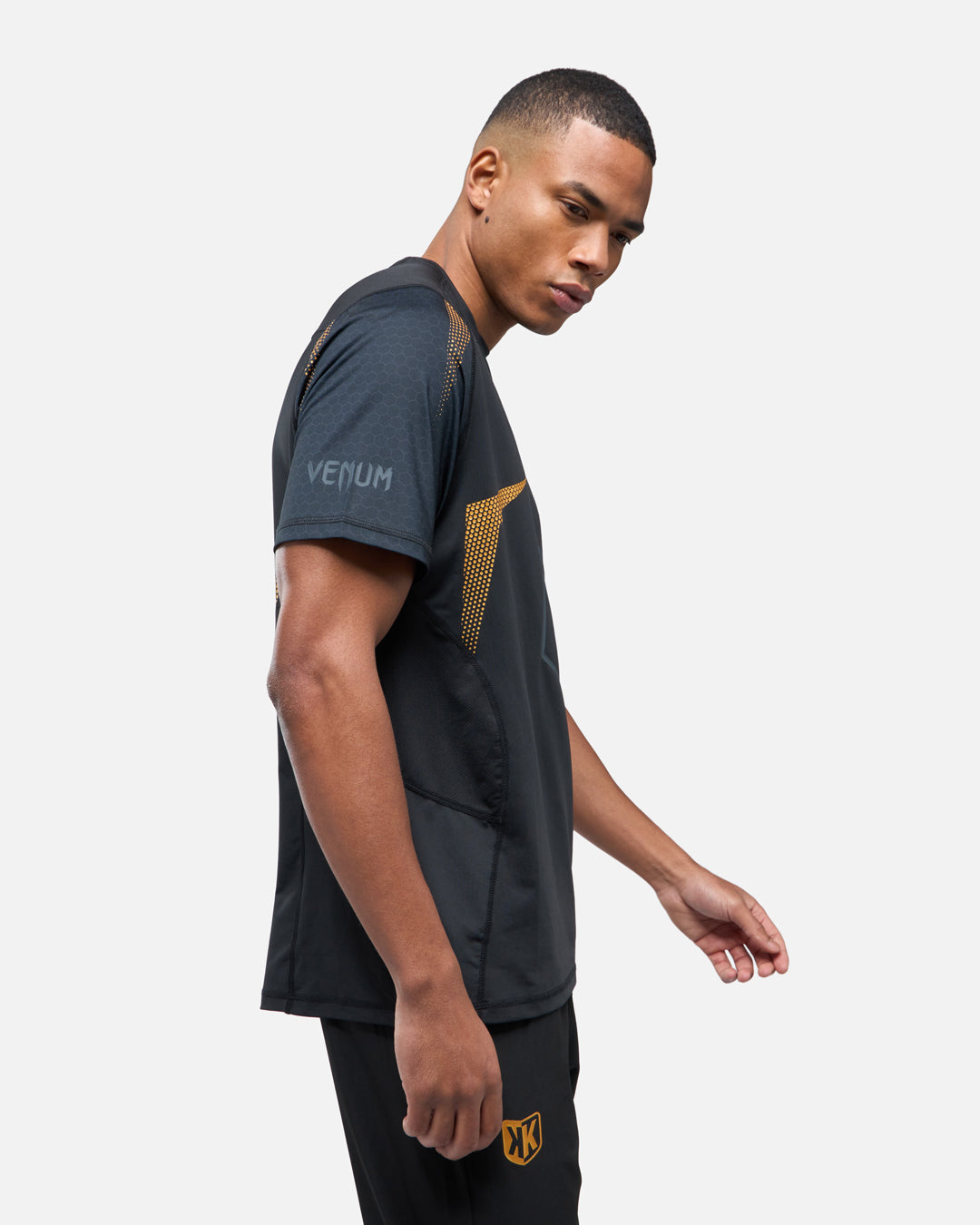 T-Shirt FK x Venum Hexagone MMA - Schwarz/Gold
