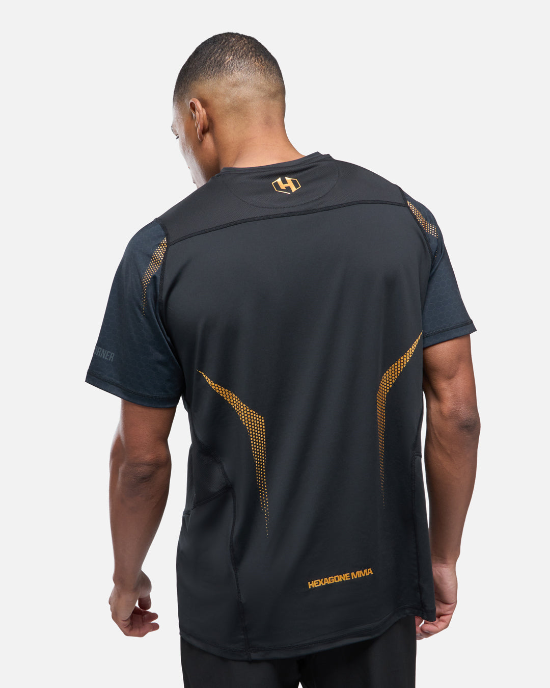 T-Shirt FK x Venum Hexagone MMA - Schwarz/Gold