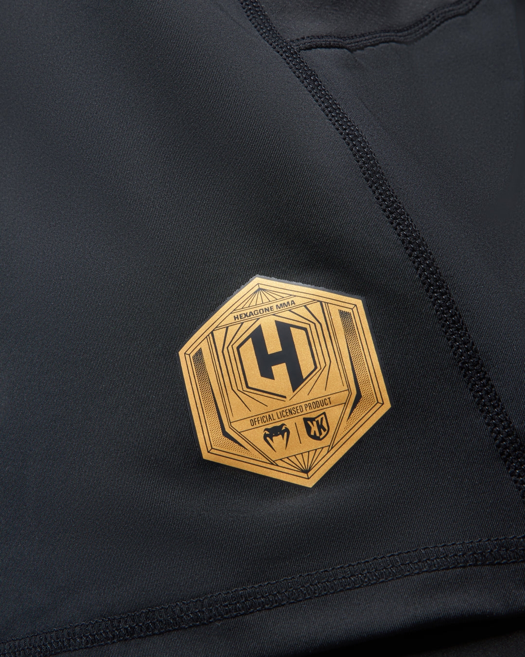 T-Shirt FK x Venum Hexagone MMA - Schwarz/Gold