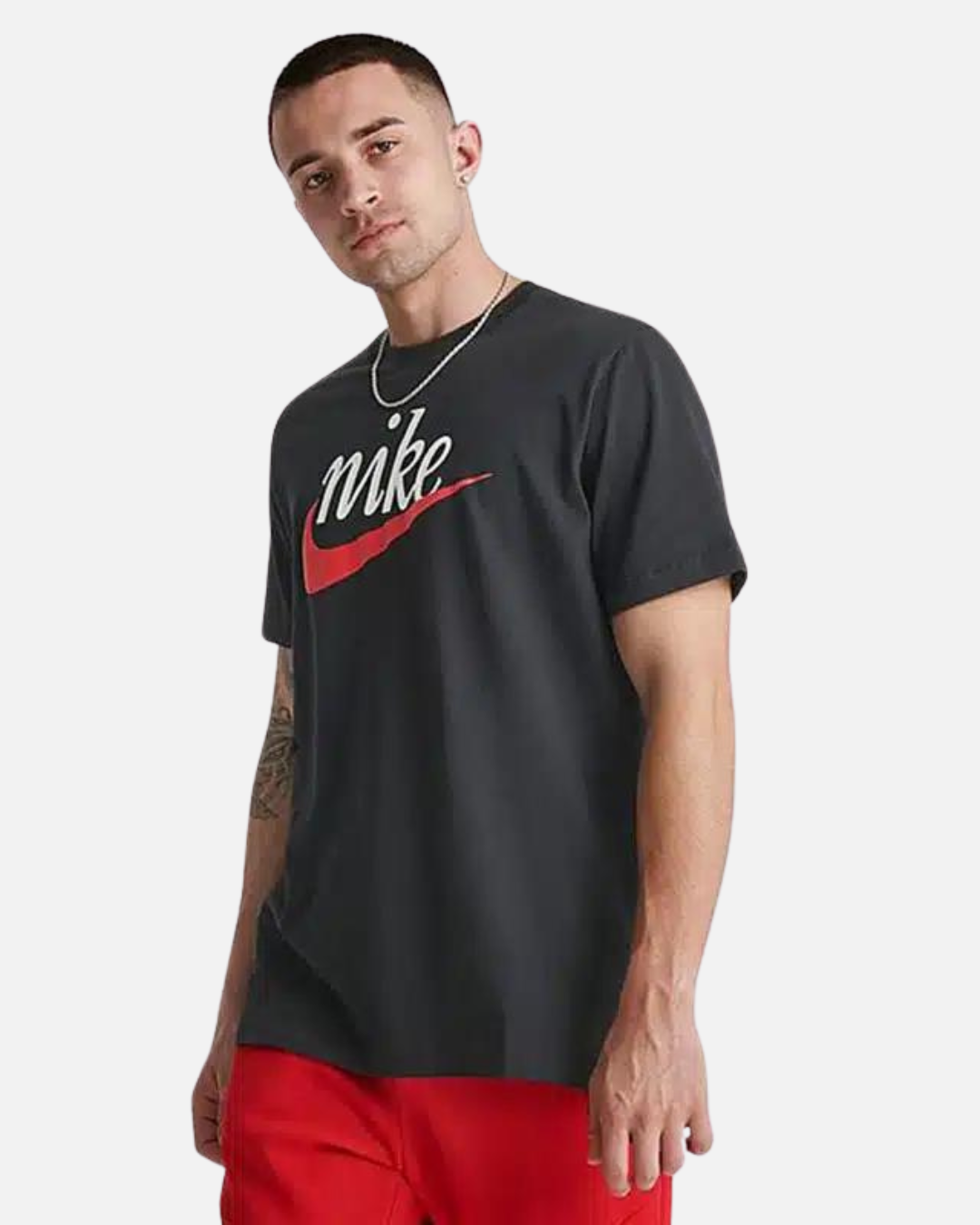 T-shirt futura logo noir rouge enfant - Nike