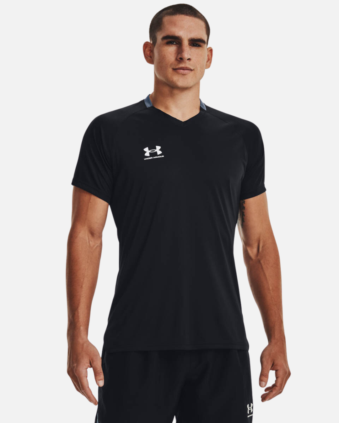 T-shirt Under Armour Accelerate - Noir/Blanc