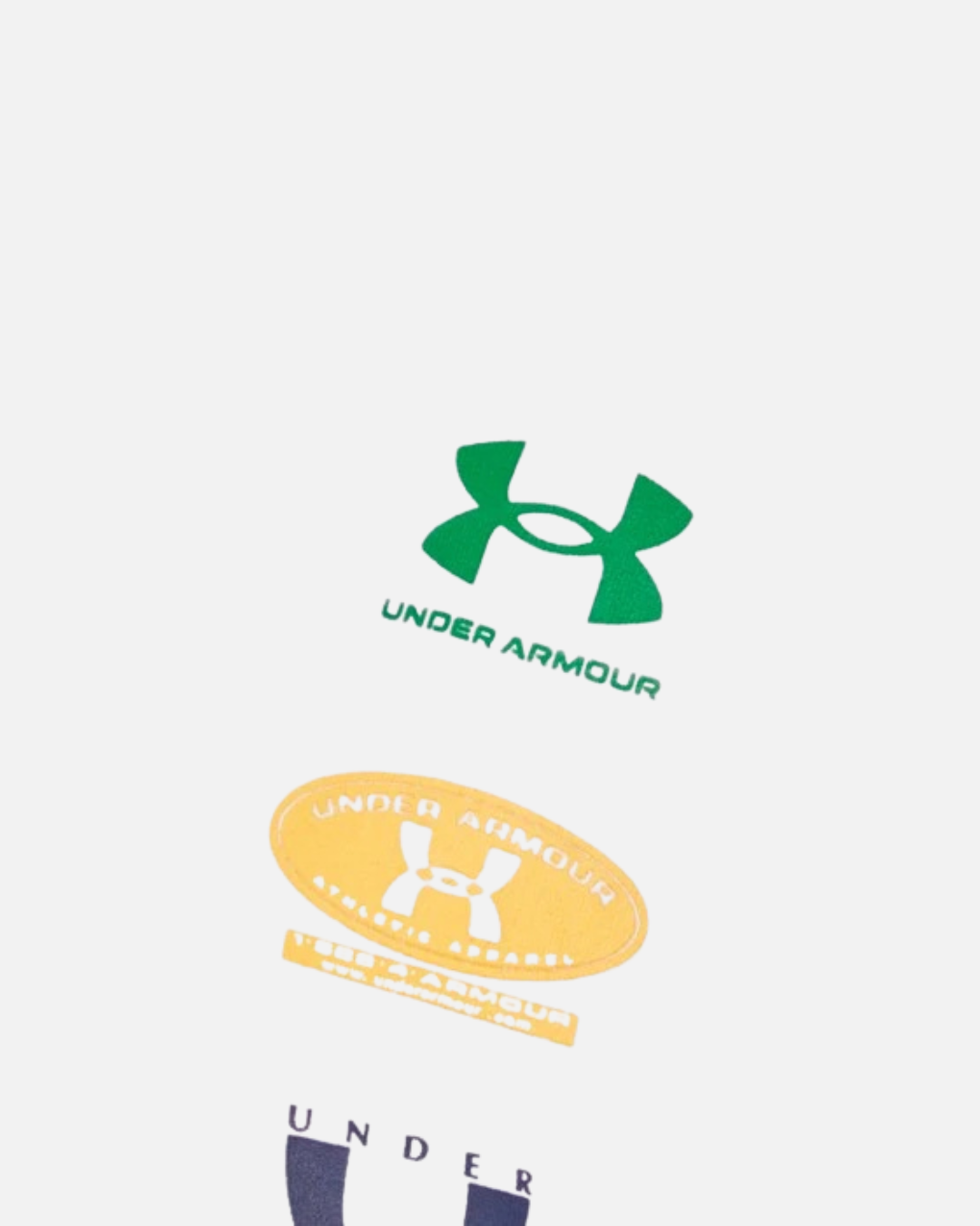 T-shirt Under Armour Evol Logo - Blanc