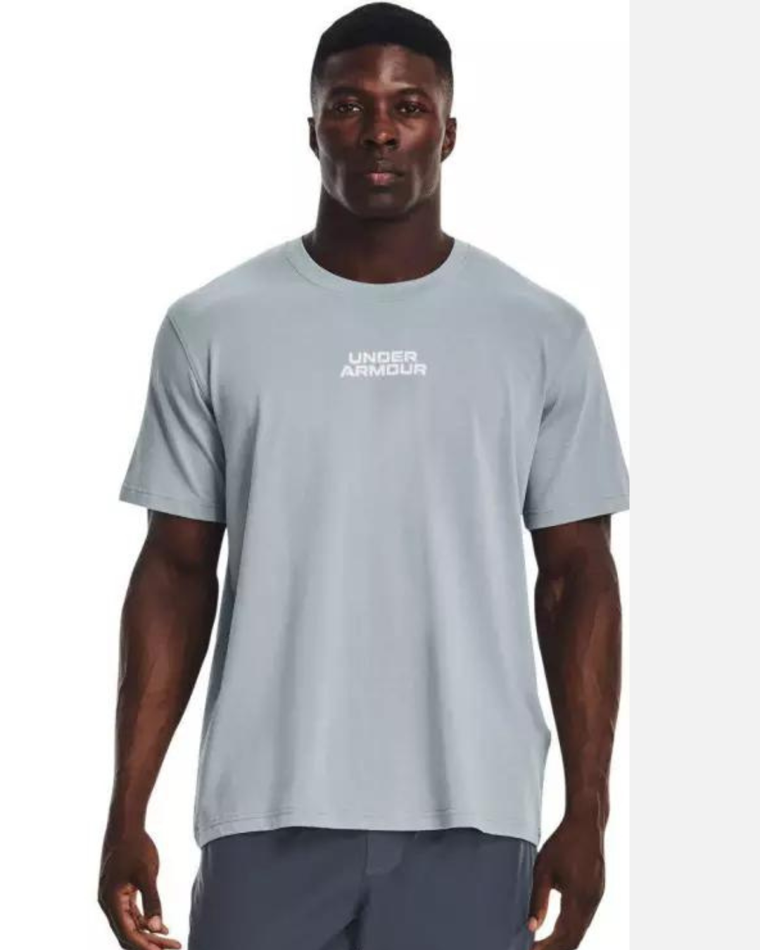 T-shirt Under Armour Outline - Gris/Blanc