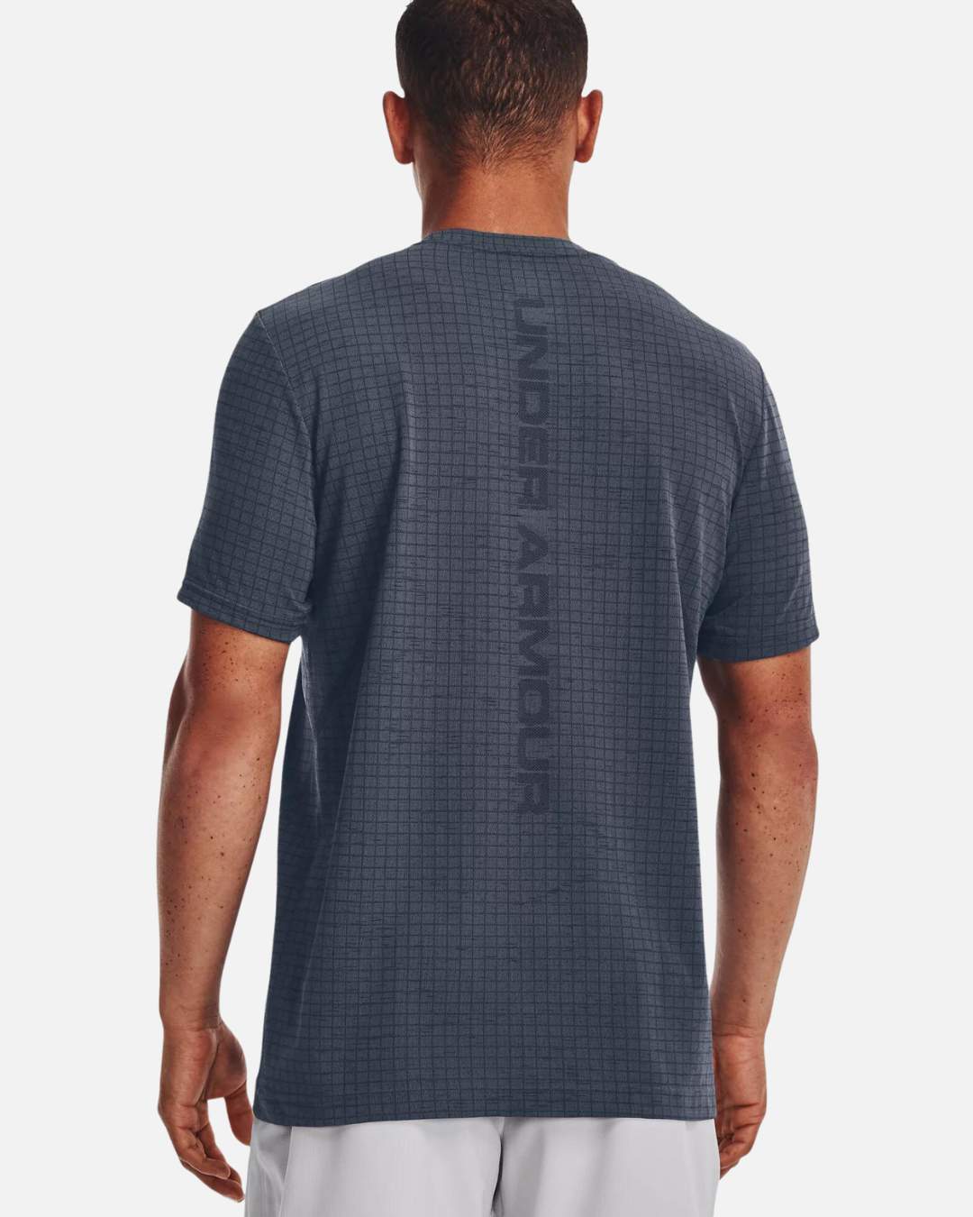 T-shirt Under Armour Seamless Grid - Gris