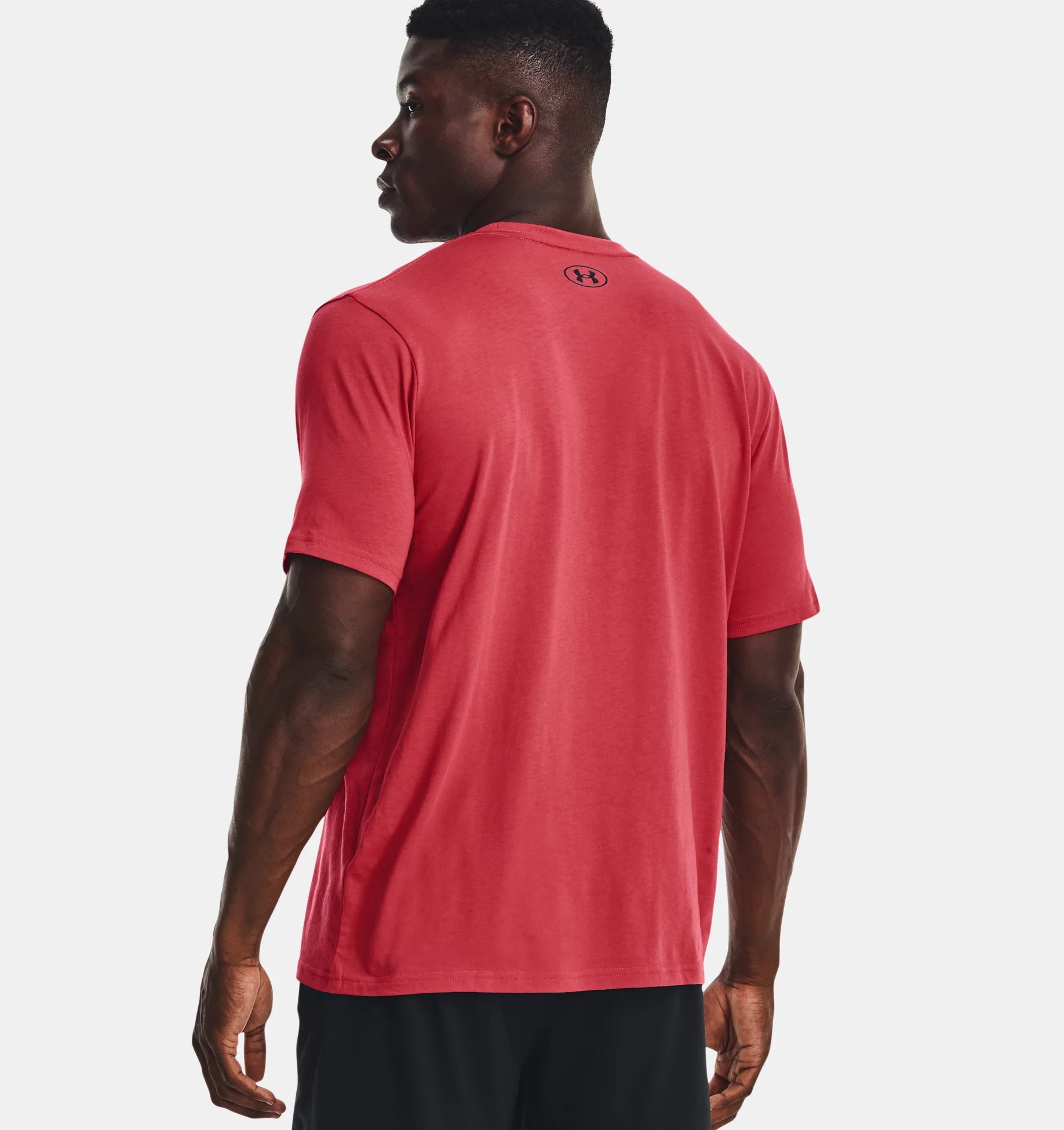 T-Shirt Under Armour Sportstyle Logo - Rouge/Noir