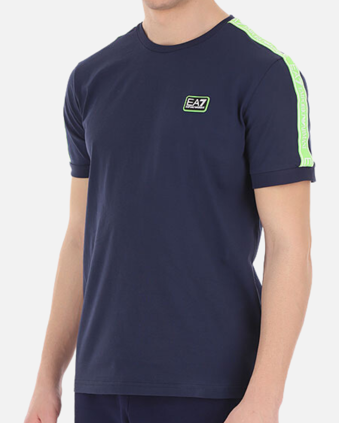 Camiseta Emporio Armani EA7 Logo Series - Bleu Marine