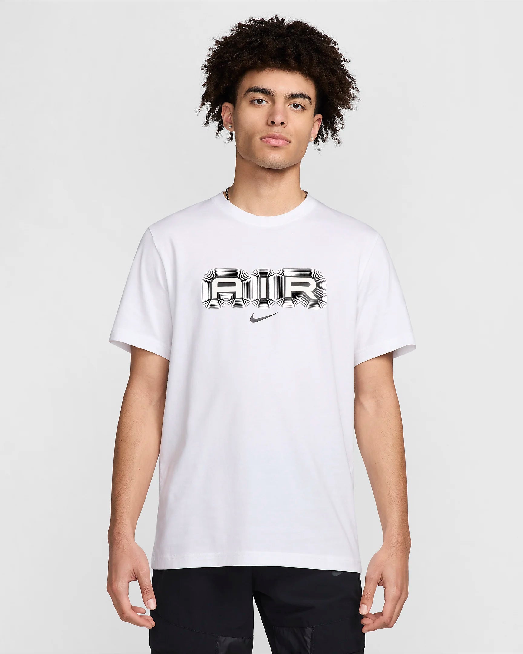 T Shirt Nike Air Graphic Blanc