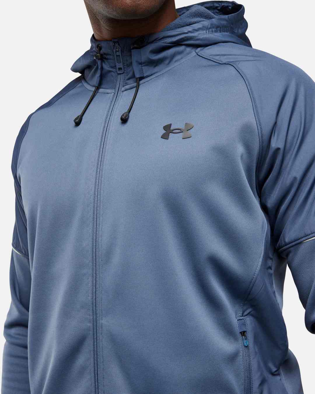 Giacca con cappuccio Under Armour Fleece Storm - Blu
