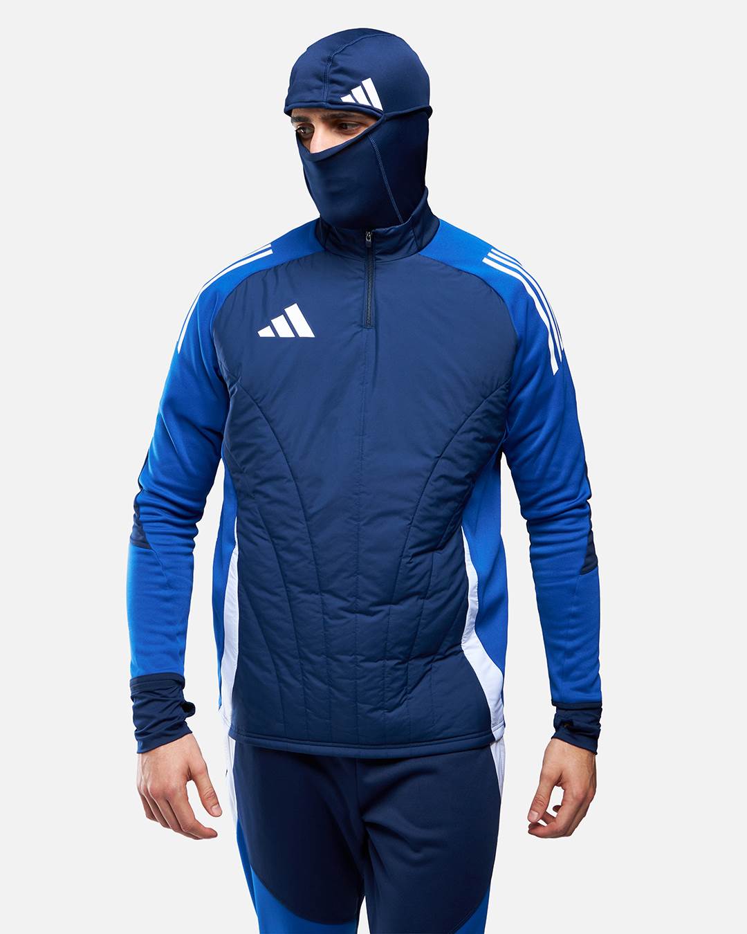 Chaqueta Adidas con capucha integrada - Azul