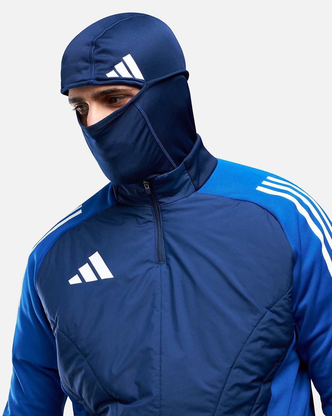 Chaqueta Adidas con capucha integrada - Azul