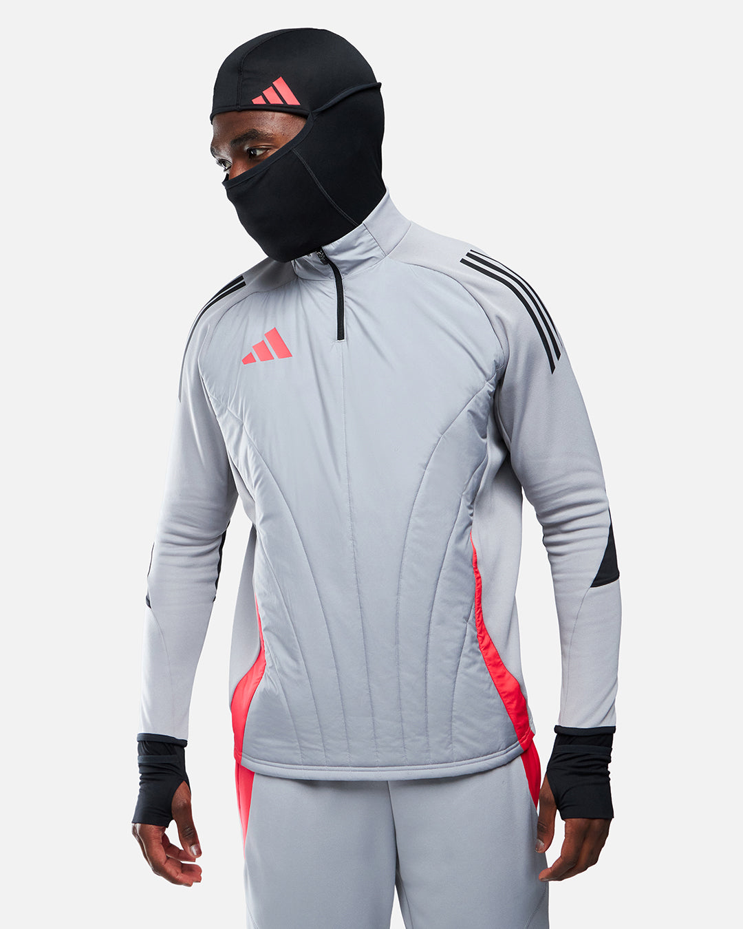 Chaqueta Adidas con capucha integrada - Gris