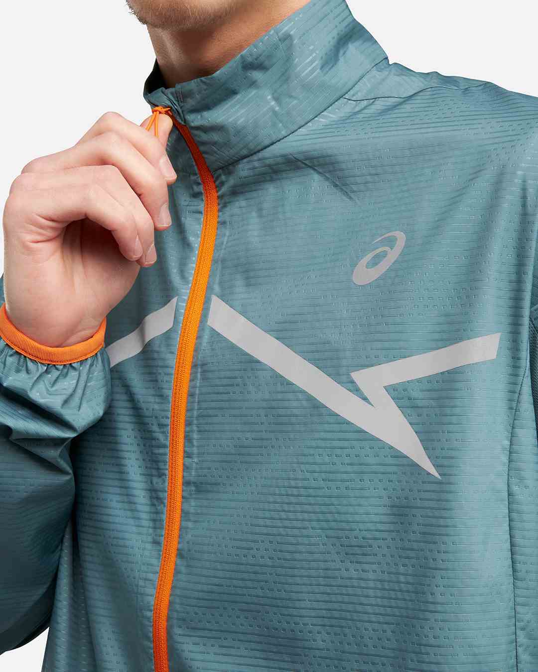 Giacca a vento Asics Lite-Show - Blu turchese