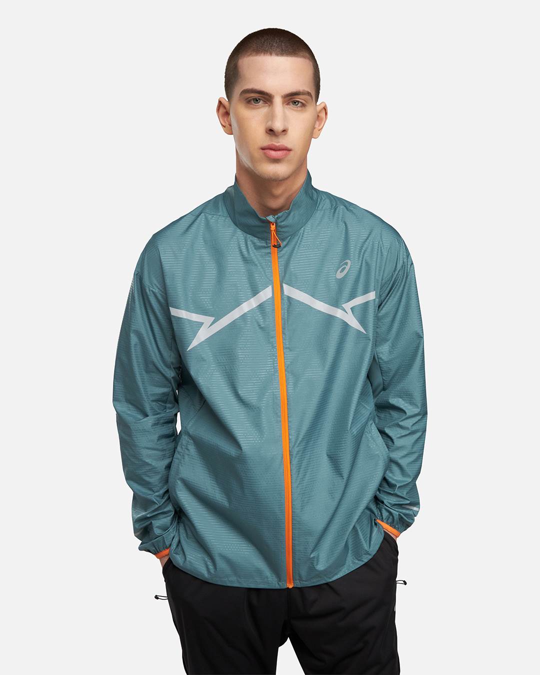 Veste Coupe-Vent Asics Running Lite-Show - Noir - Footkorner - Footkorner
