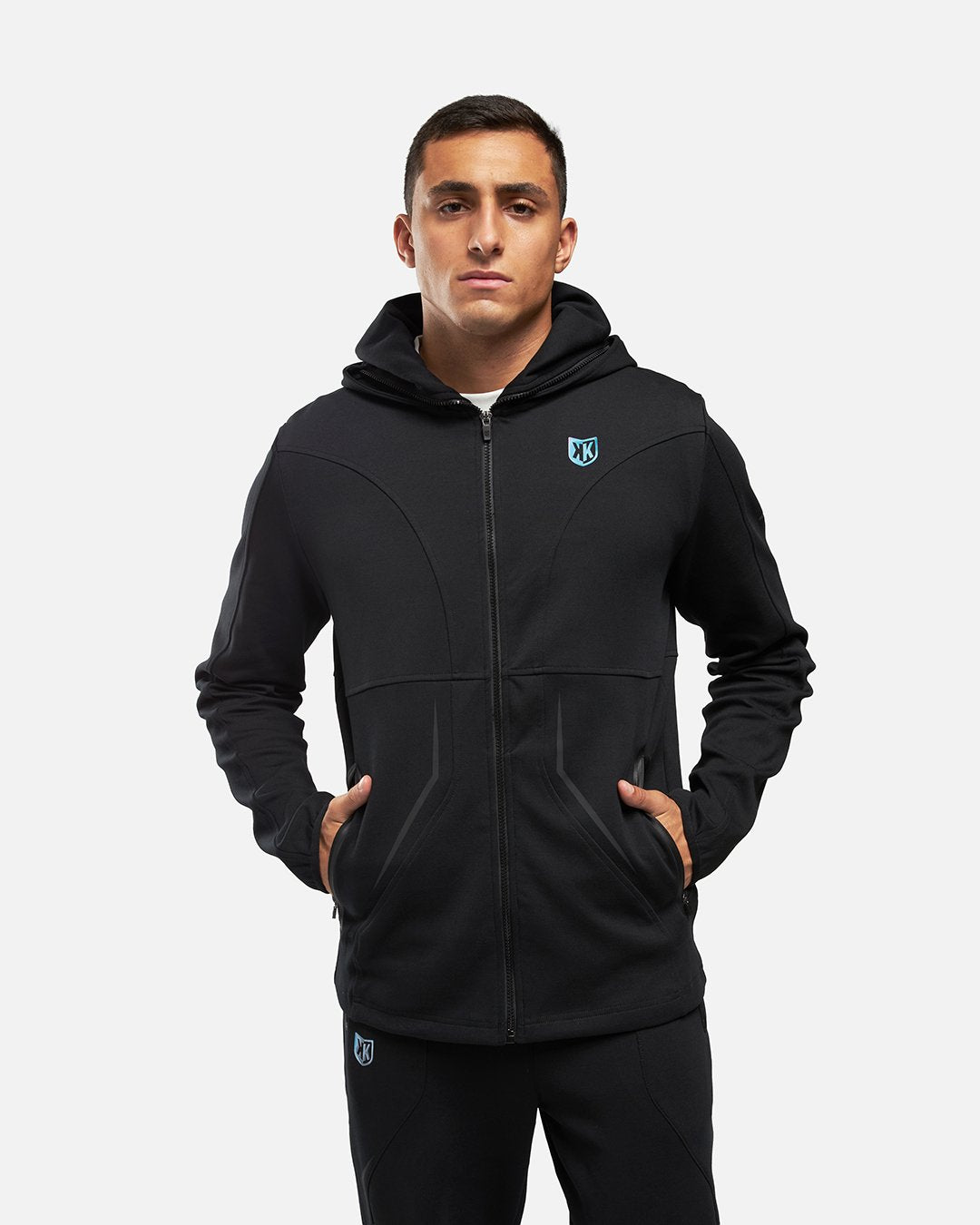 Giacca FK Banks con cappuccio integrato - Nero